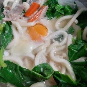 気軽に熱々～鍋焼きうどん～家にあるもので作る